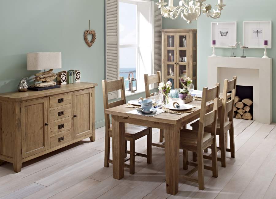 Solid oak dining furniture