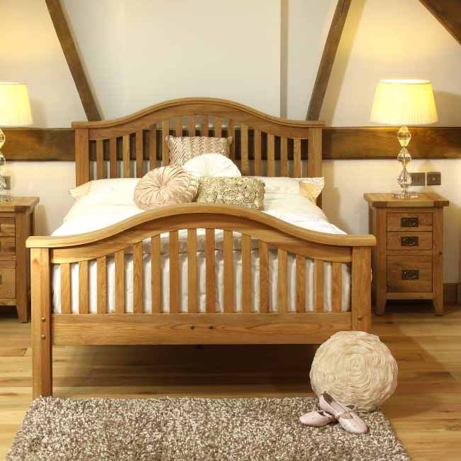 Solid oak bedroom furniture