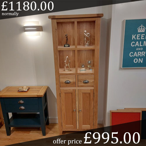 Solid oak bookcase - sale - V2DBCa