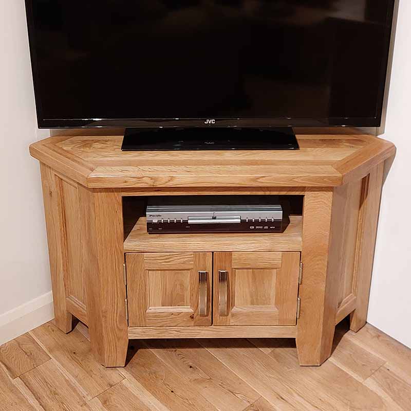 solid oak tv unit - sale - VCTVU90