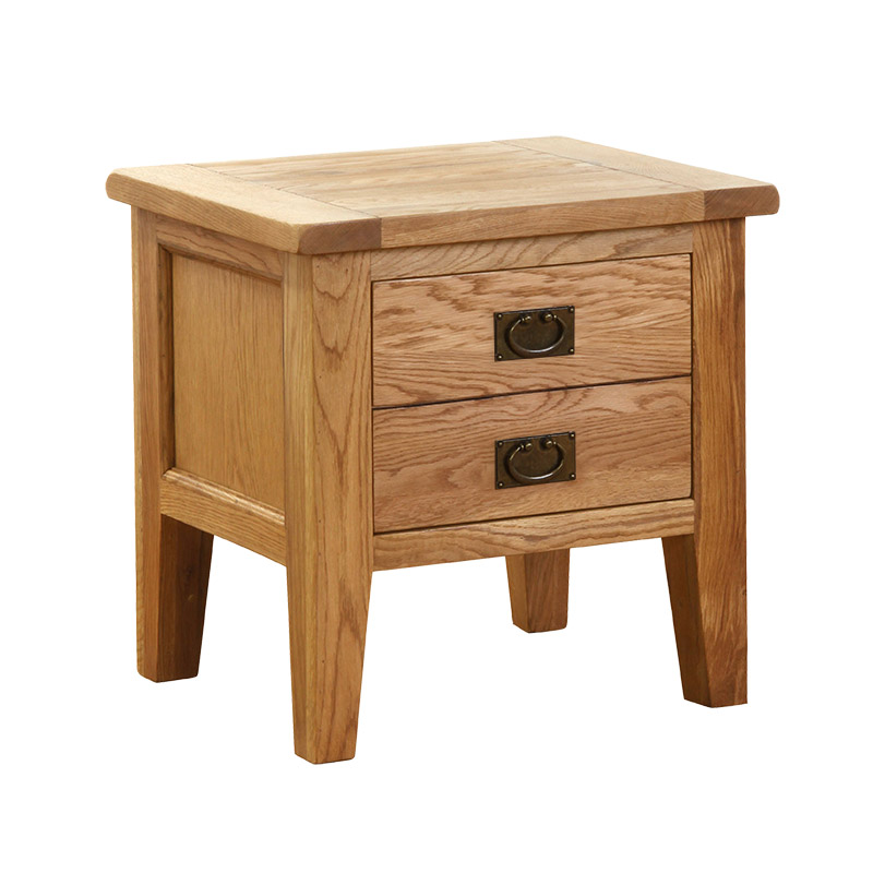 Solid Oak Bedside Table - 502 - V1DLT