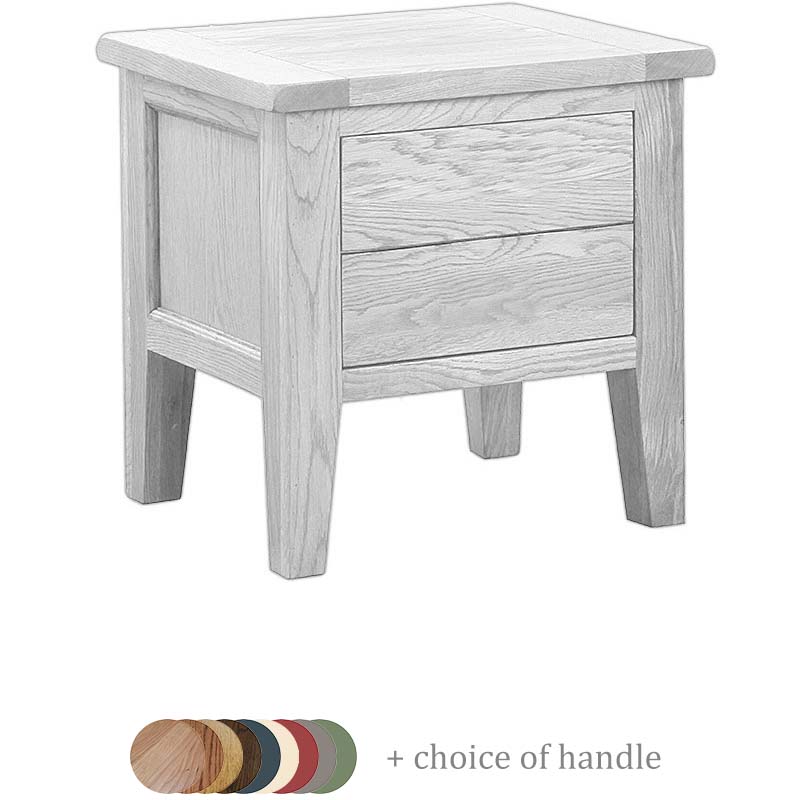 Solid Oak Bedside Table - 502 - V1DLT