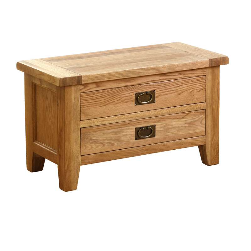 Solid Oak Bedside Table - 493 - V2DBB