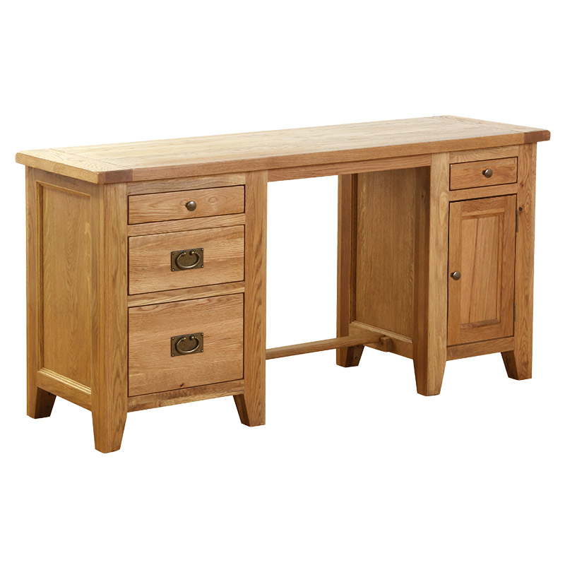 Solid Oak Dressing Table - 395 - VDPDA
