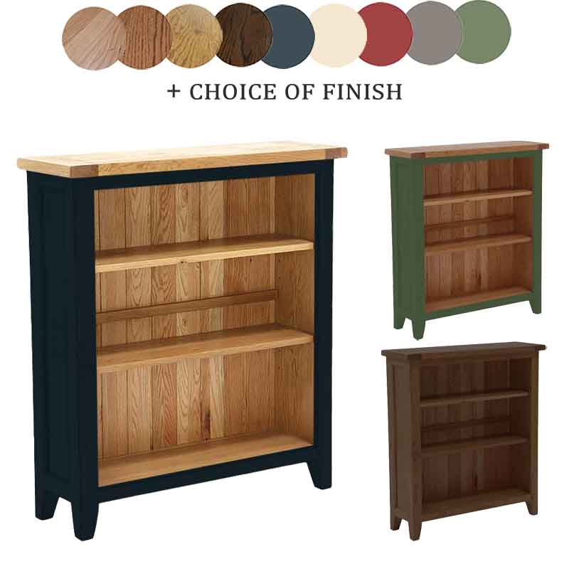 Solid Oak Bookcase - 580 - VBCAS 