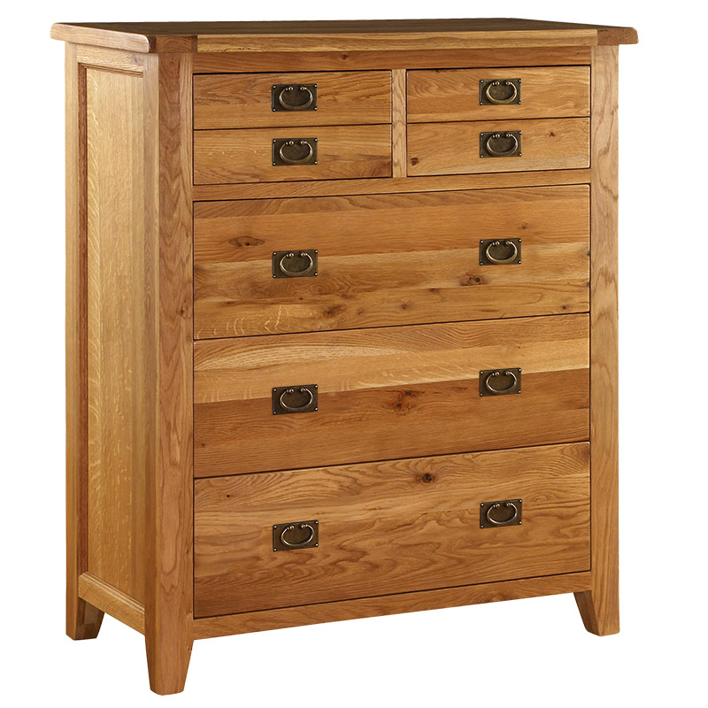 Solid Oak Chest Of Drawers - 500 - VP5DC